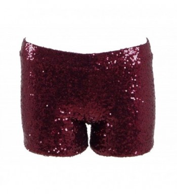 Glitter Sequin Multi color Women M Burgundy