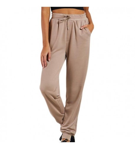 YYear Waisted Drawstring Pockets Sweatpants