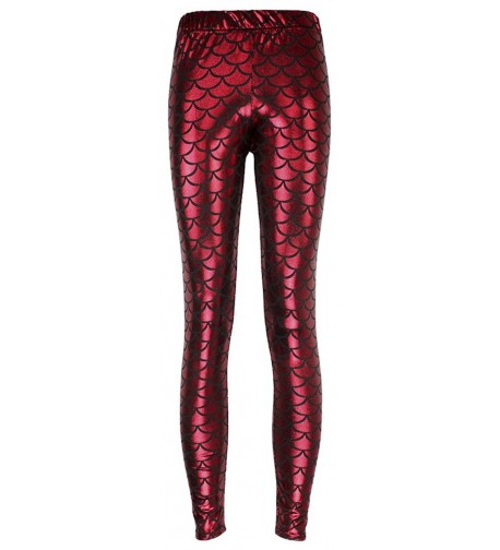 QZUnique Digital Mermaid Stretch Leggings