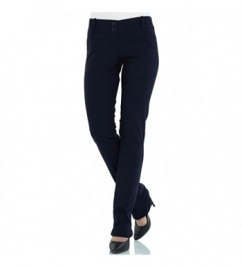 Straight Pants Women Stretch Casual