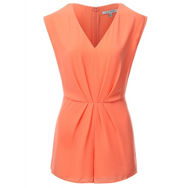 JJ Perfection Shoulder Pleated Grapefruit