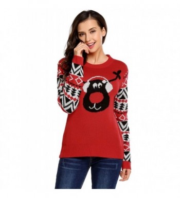 PEATAO Reindeer Pullover Christmas Sweater