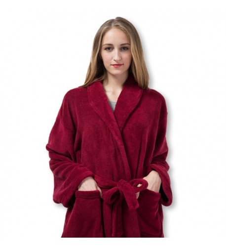 Pembrook Ladies Robe Fleece Bathrobe