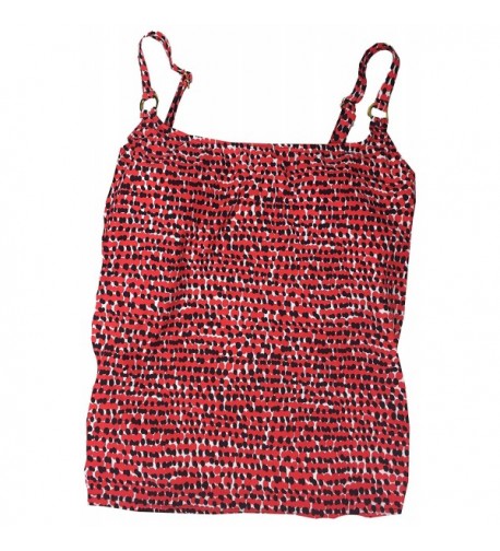 Island Escape Printed Tankini Coral