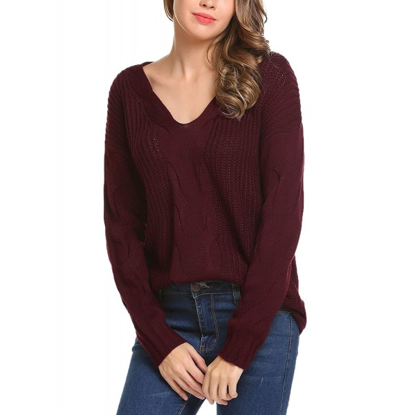 Billti Crochet Knitted Sweater Pullover