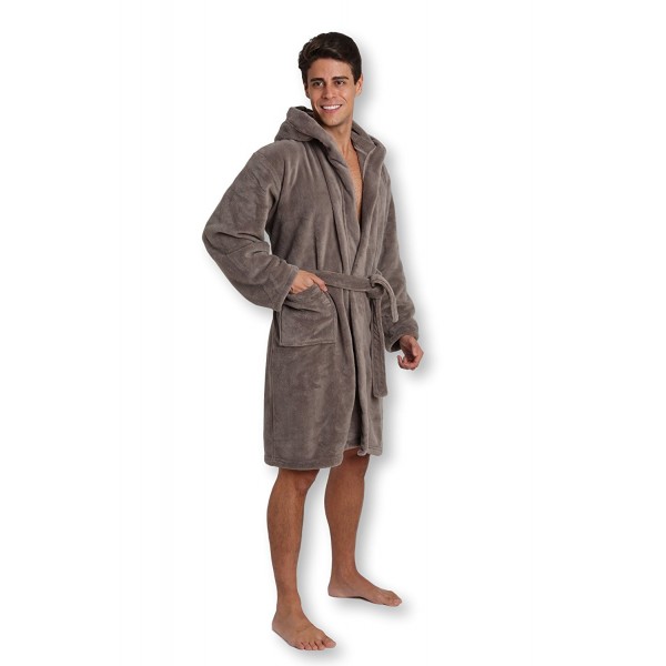 Pembrook Mens Robe Hood Bathrobe