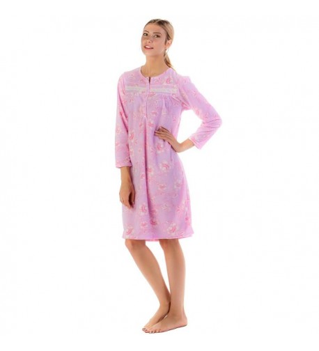 Casual Nights Sleeve Fleece Nightgown