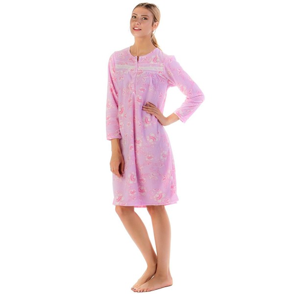 Casual Nights Sleeve Fleece Nightgown