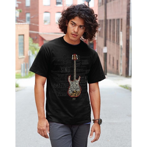 Amazing Guitar T Shirt Large Black