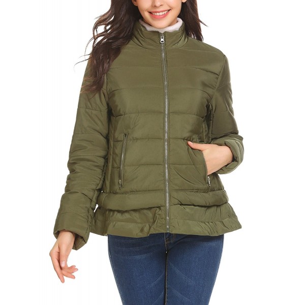 Women's Packable Ultra Lightweight Short Down Jacket - Green - CH187Q9GKOE