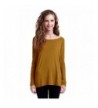 Womens Famous Sleeve Bamboo Mustard