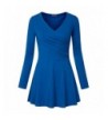 Timeson Tunic Crossover Pullover Royalblue