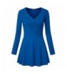 Timeson Tunic Crossover Pullover Royalblue