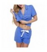 Fanala Womens Summer Button Up Pajamas