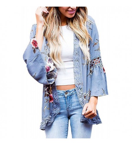 EIFFTER Sleeve Hollow Floral Cardigan