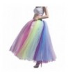 Noriviiq Womens Multi Layer Rainbow Petticoat