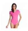 Womens Sleeve Leotard Bodysuit Lingerie