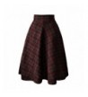 emondora Womens Vintage Tartan Skirts