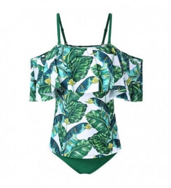 HiMiss Womens Printed Tankini Swimsuits