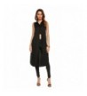 Zeagoo Perspective Sleeveless V neck Chiffon