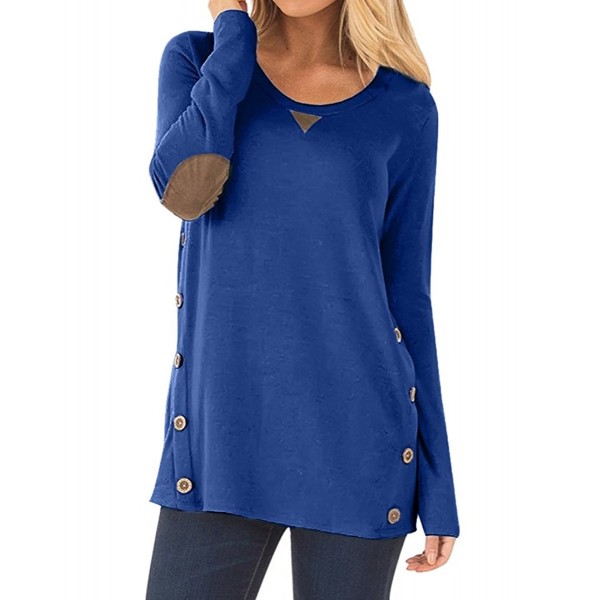 Camisunny Sleeve Shirts Fashion Crewneck