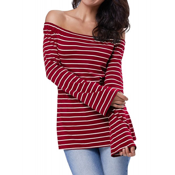 Kate Kasin Womens Striped Sweatshirt