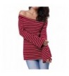 Kate Kasin Womens Striped Sweatshirt