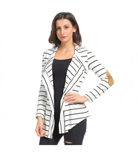 Persun Stripes Sleeve Cardigan Jacket