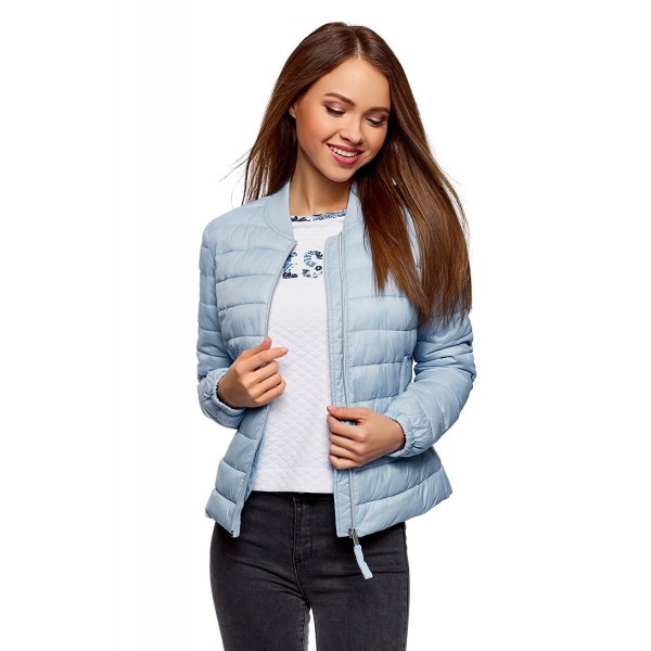 oodji Womens Zipper Bomber Jacket