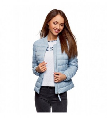 oodji Womens Zipper Bomber Jacket