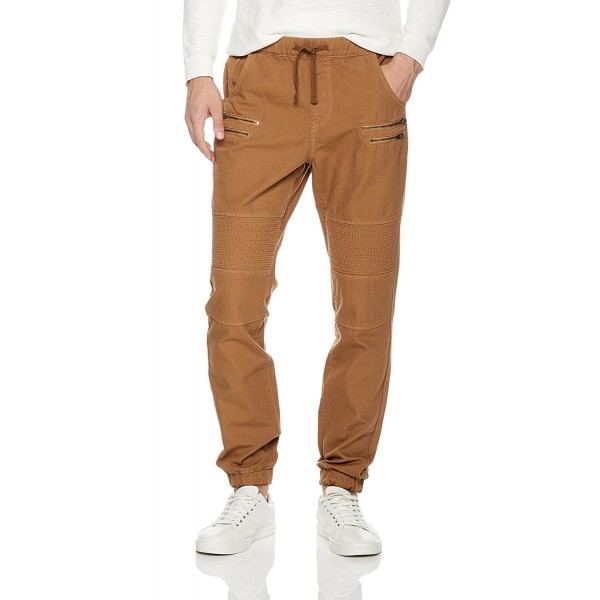 Quality Durables Co. Men's Regular Fit Moto Jogger Pant - Wheat ...