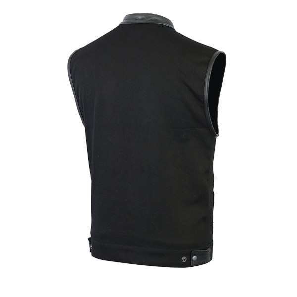 Basic Denim Vest Black 100% Cotton For Men's (S - 10XL) - CE12NG94EHA