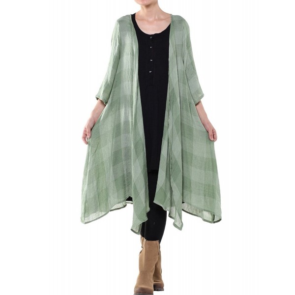 Mordenmiss Womens Loose Drape Cardigan