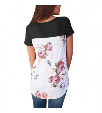 Angelady Sleeve Floral Casual Blouse