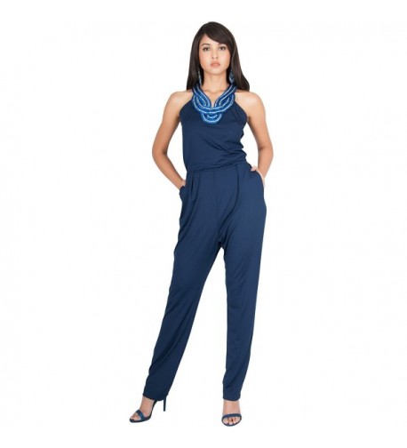 KOH Sleeveless Cocktail Pantsuit Jumpsuits