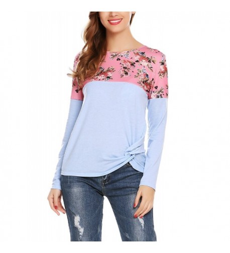 SummerRio Womens Sleeve Floral Blouse