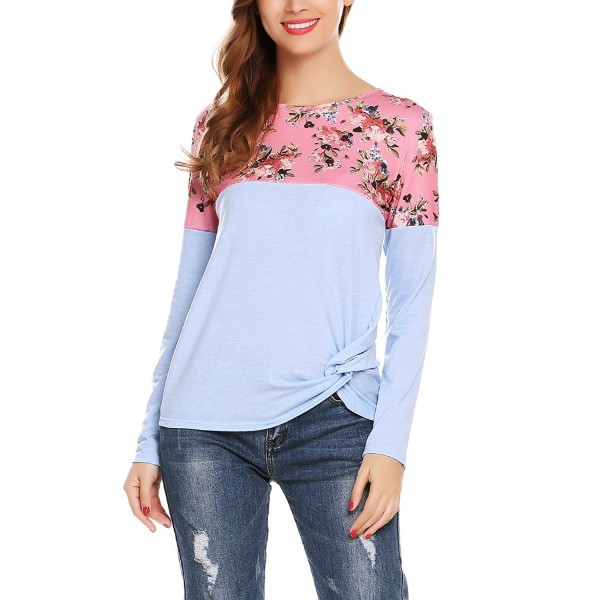 SummerRio Womens Sleeve Floral Blouse