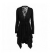 Womens Crochet Sheer Sleeve Cardigan