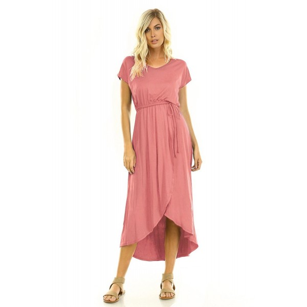 Womens V Neck Tulip Dress Indian