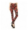 LA12ST Womens Black Printed Leggings