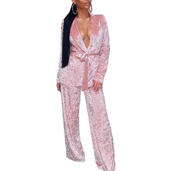 Vamvie Womens Sleeves Pajamas Jumpsuit