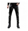 Idopy Men Steampunk Leather Pants