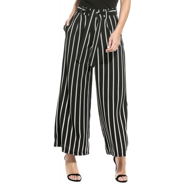 Nessere Striped Waisted Vintage Palazzo