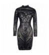 VIVOSKY Geometric Bandage Bodycon Dresses