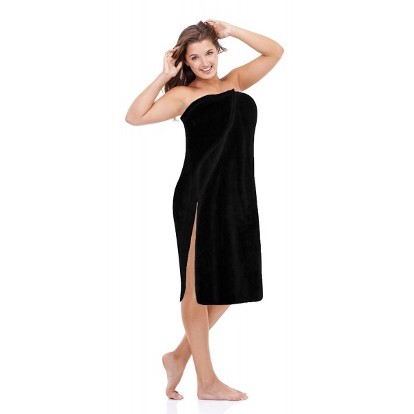 Luxury Wrap Womens Plus Black