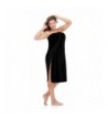 Luxury Wrap Womens Plus Black