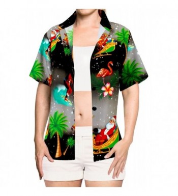 Leela Christmas Hawaiian Cardigan Flamingo