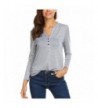 Unibelle Womens Sleeve Button Henley