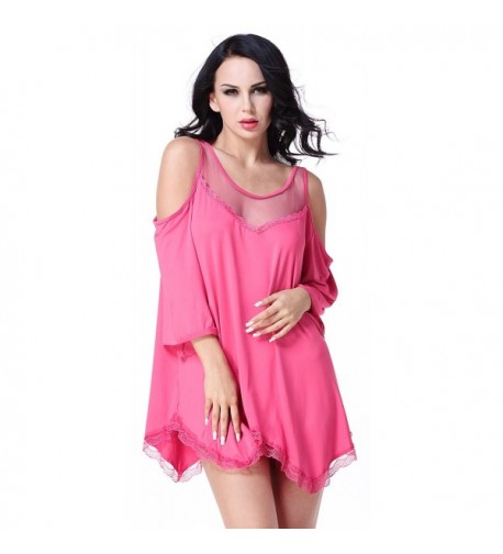 QinMi Lover Sleepwear Shoulder Nightgown