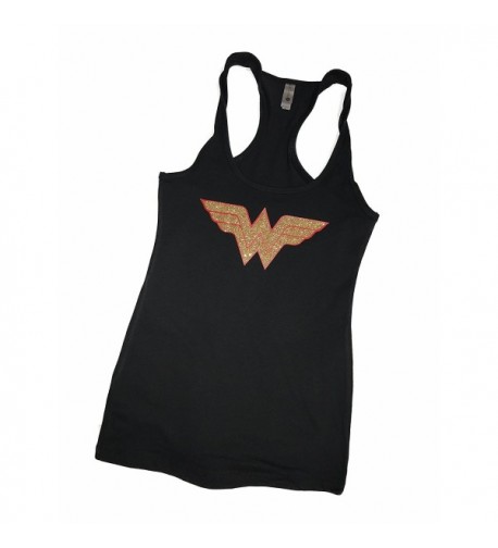 Wonder Woman Fitted Womens GLITTER